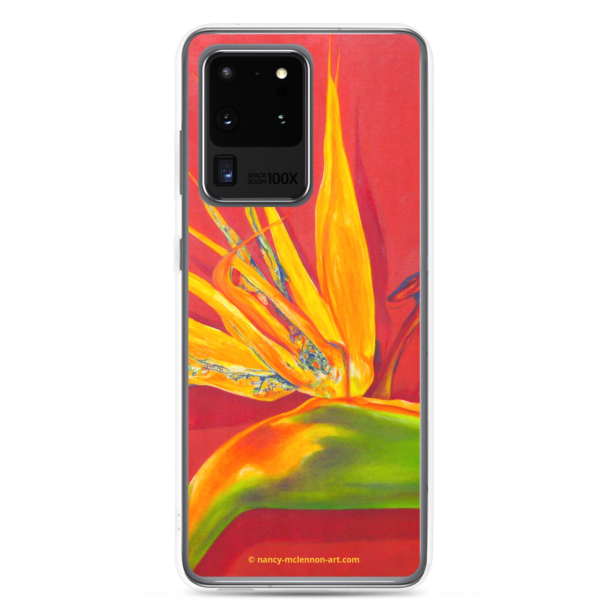 Samsung® Case - Bird of Paradise on rust