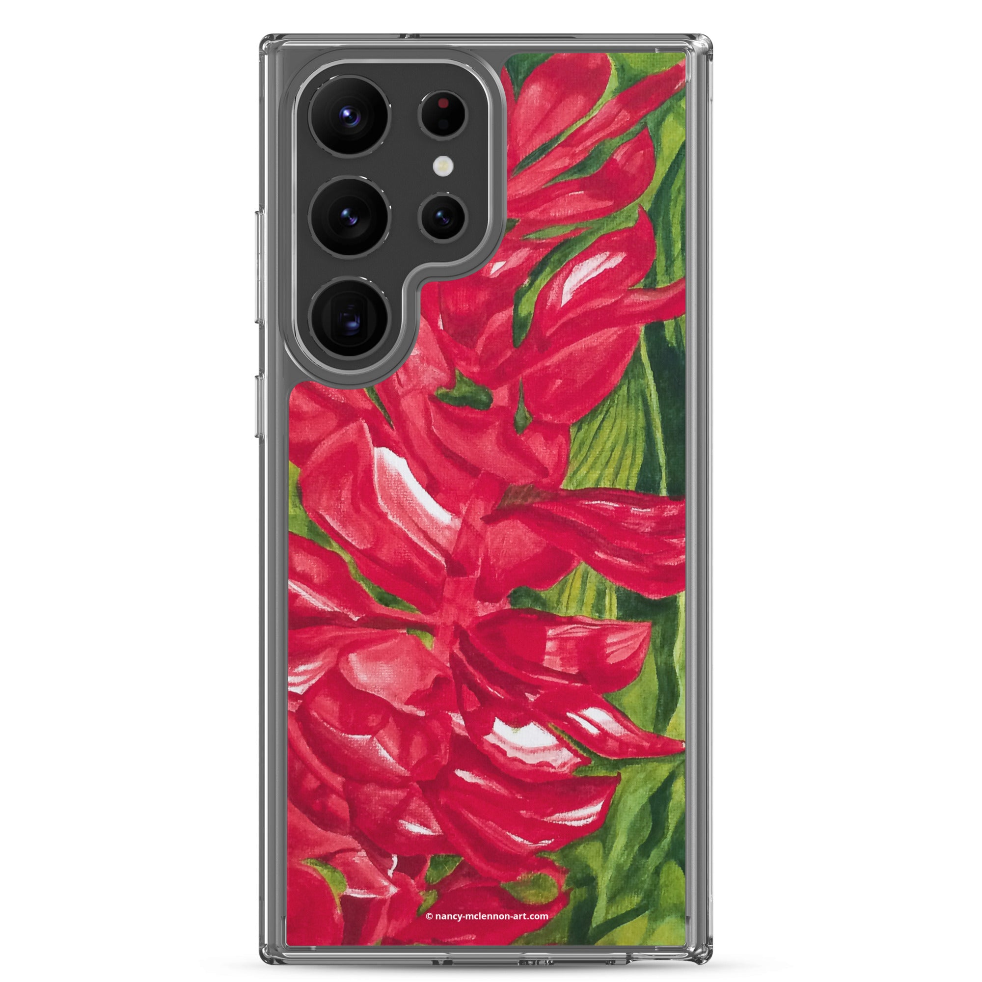 Samsung® Case - Red Ginger Floral