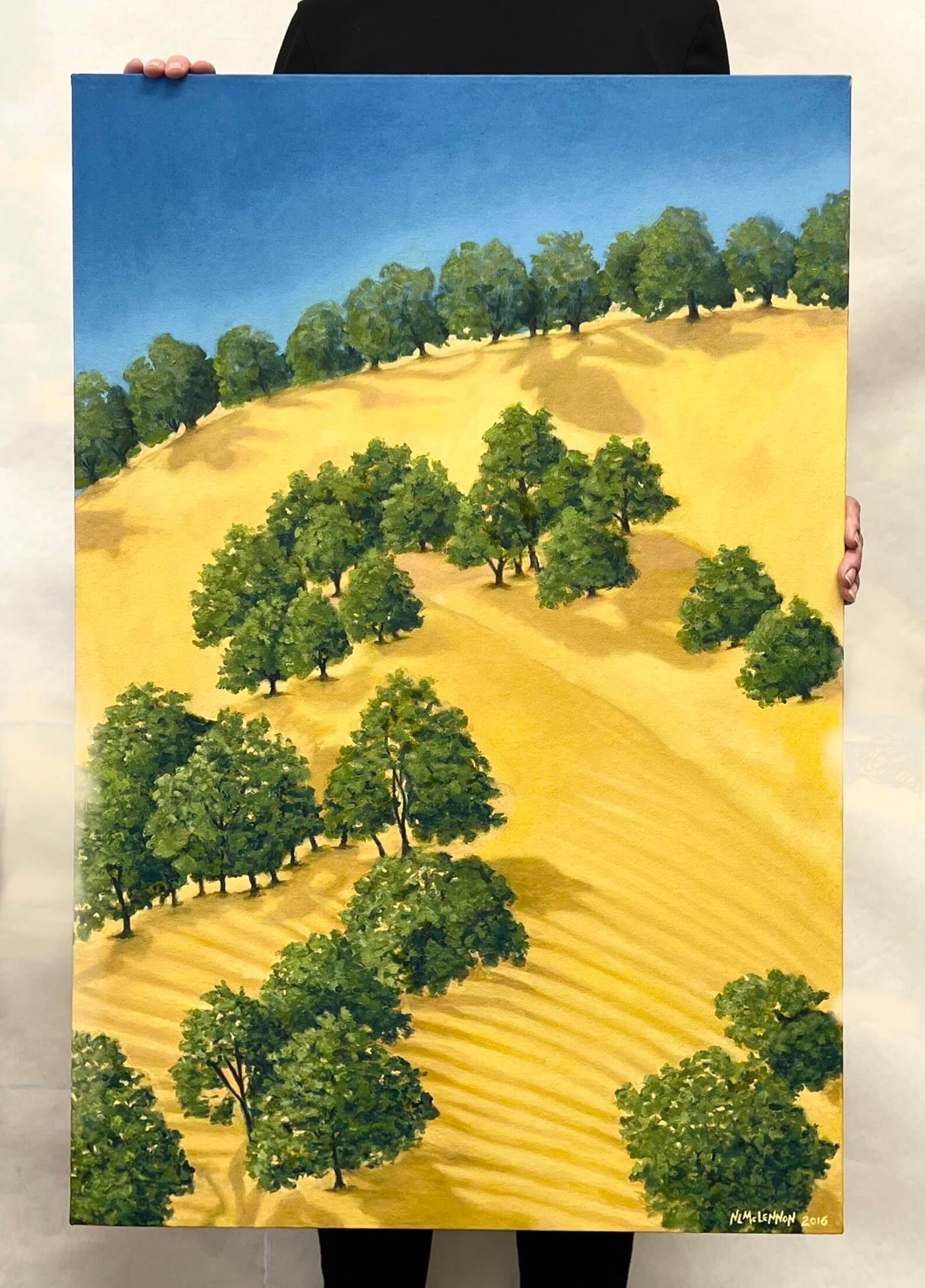 Original - Lake Berryessa Hills 2 - 36"h x 24"W x 5/8"D