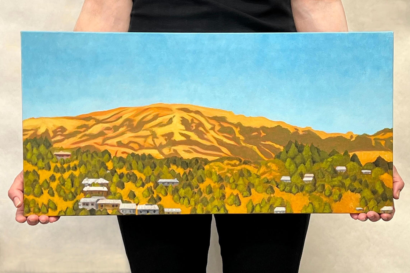Original - Kentfield Hills 1 (near Mt Tamalpais) - 12"H x 24"W x 5/8"D