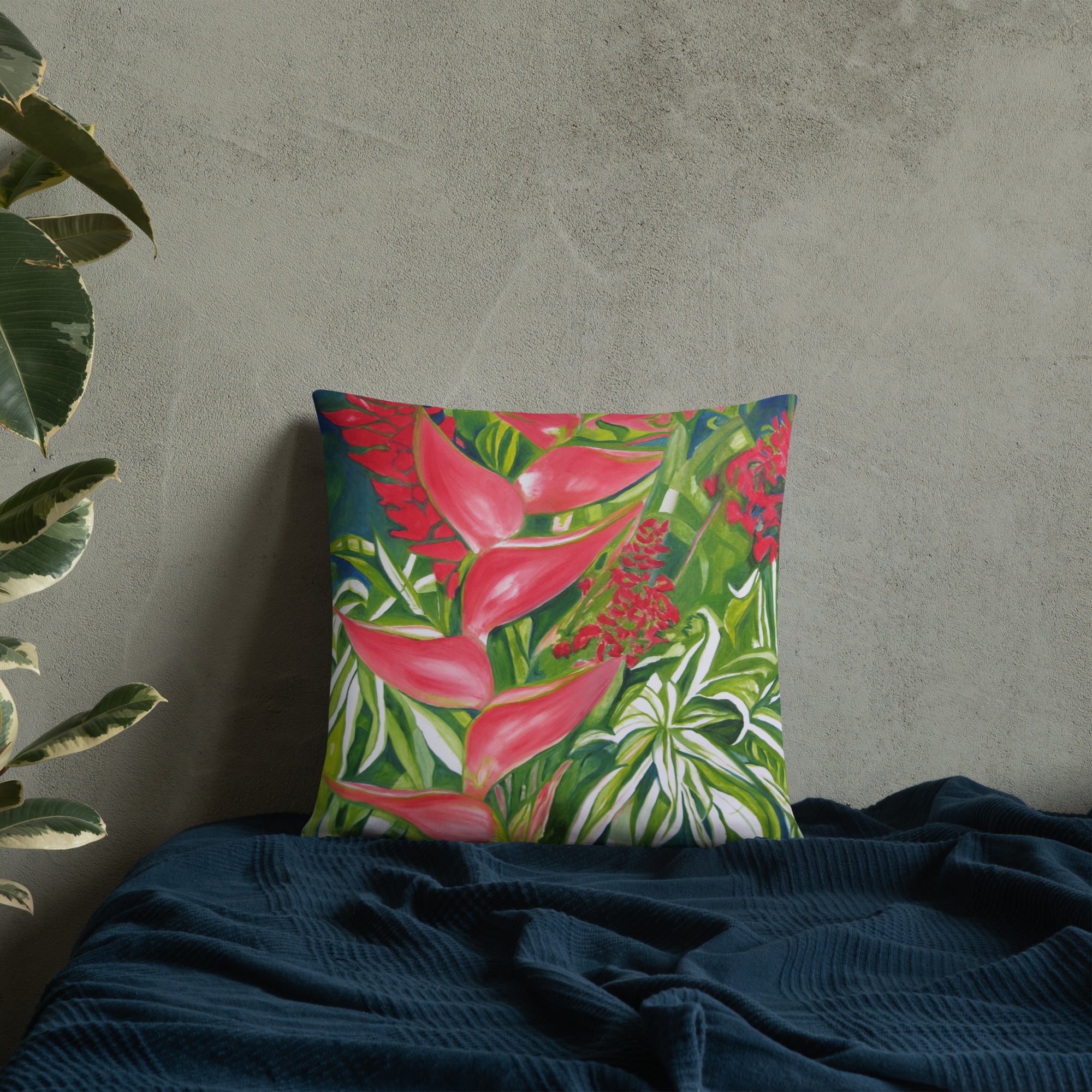 Decorative Pillow - Kauai Tropical Florals 1