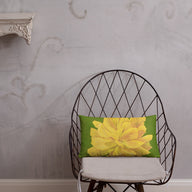Decorative Pillow - Yellow Rose