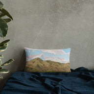 Decorative Pillow - Sun on Mt Tamalpais