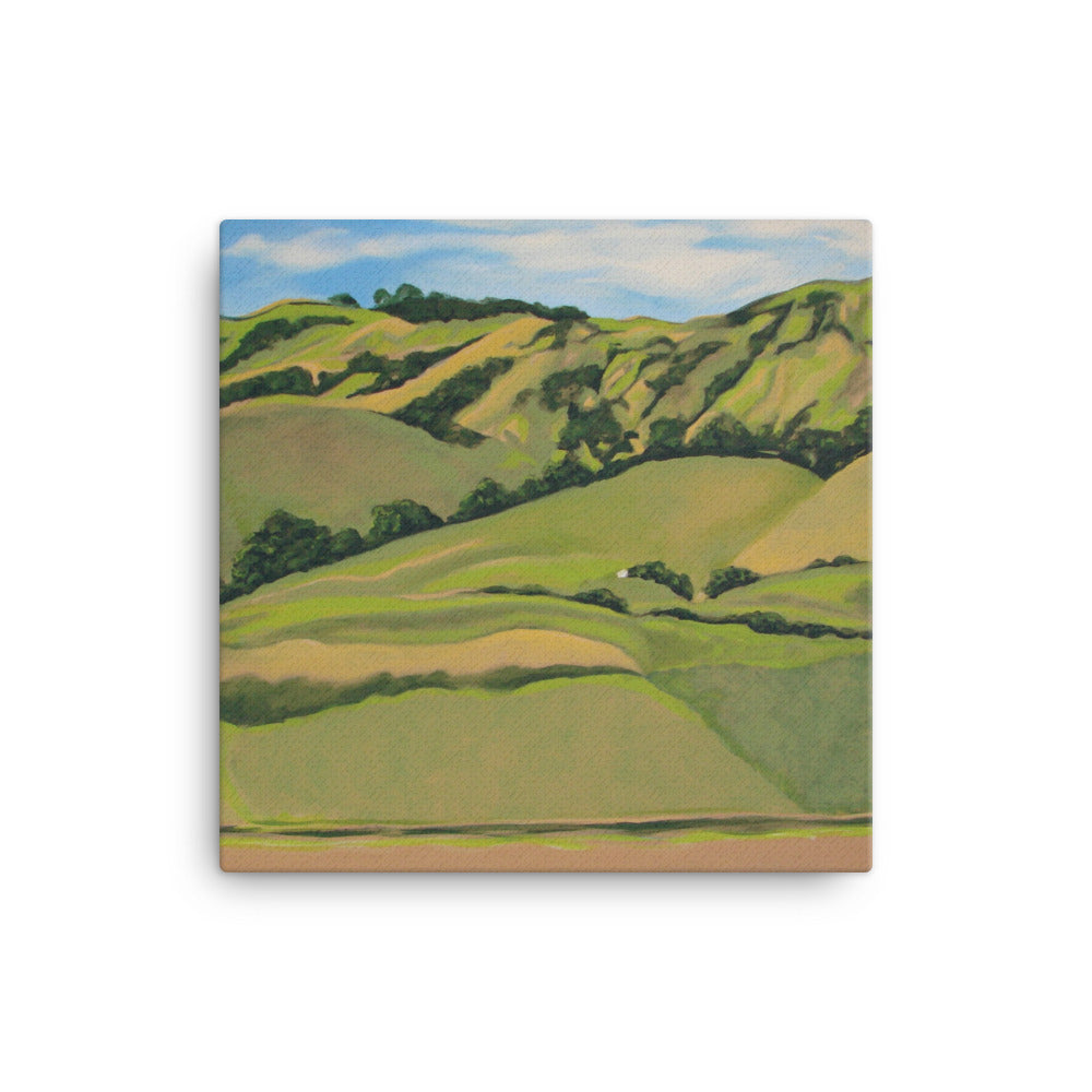 Canvas Art Print - Nicasio Hills, CA