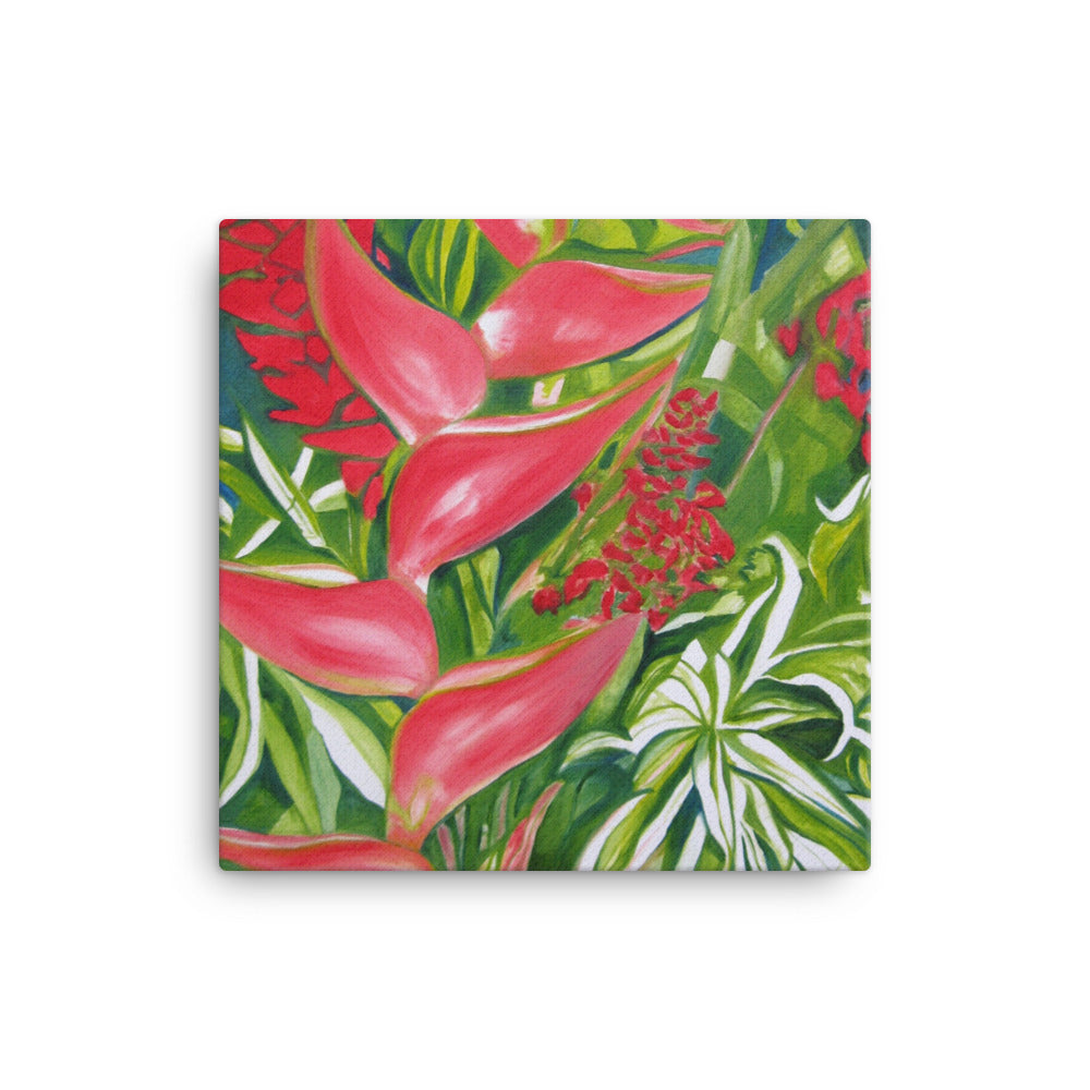Canvas Art Print - Kauai Tropical Florals