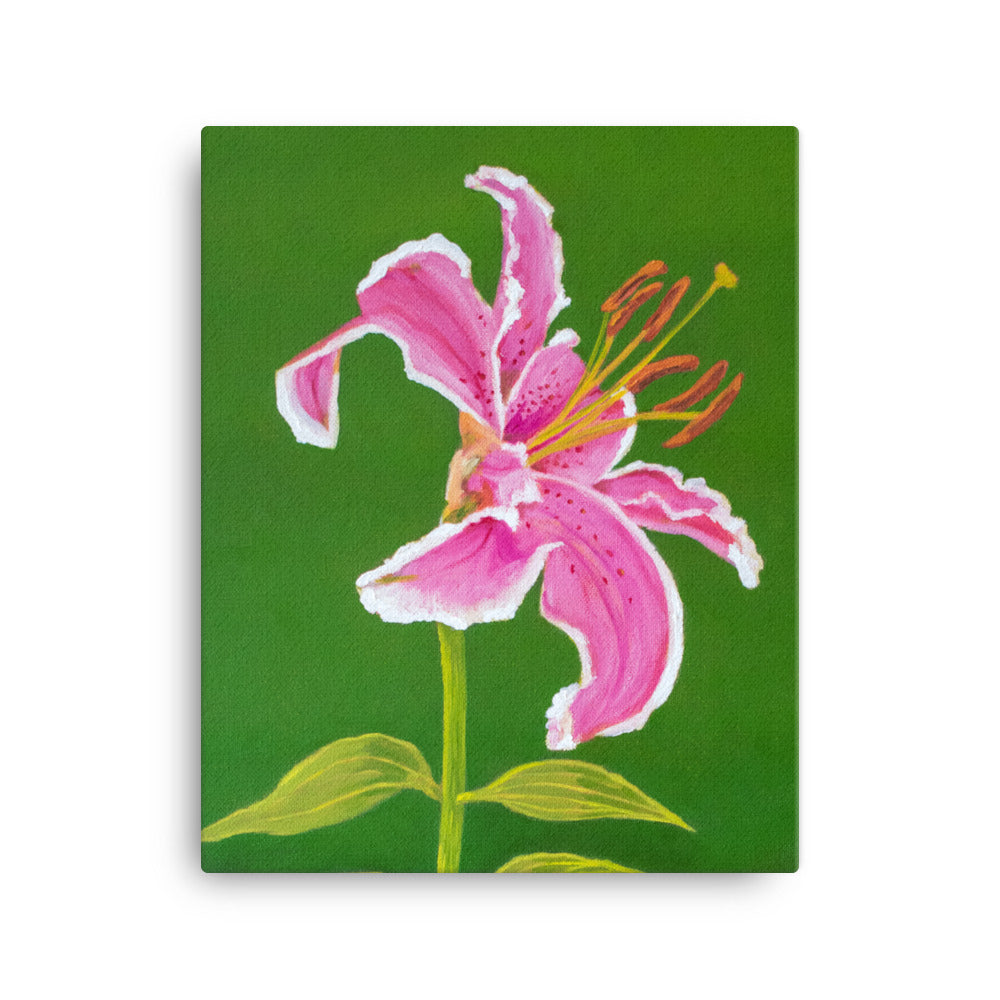 Canvas Art Print - Stargazer Lily 2