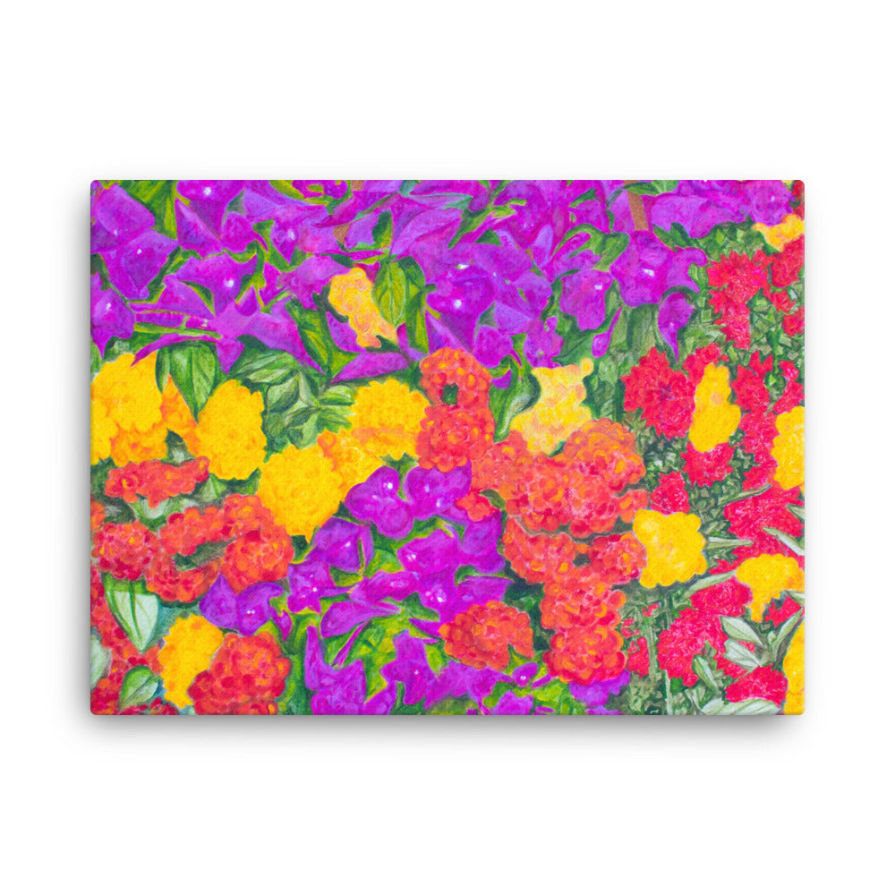 Canvas Art Print - Rainbow Garden