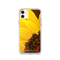 iPhone® Case - Sunflower on red with red center