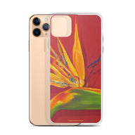 iPhone® Case - Bird of paradise on rust