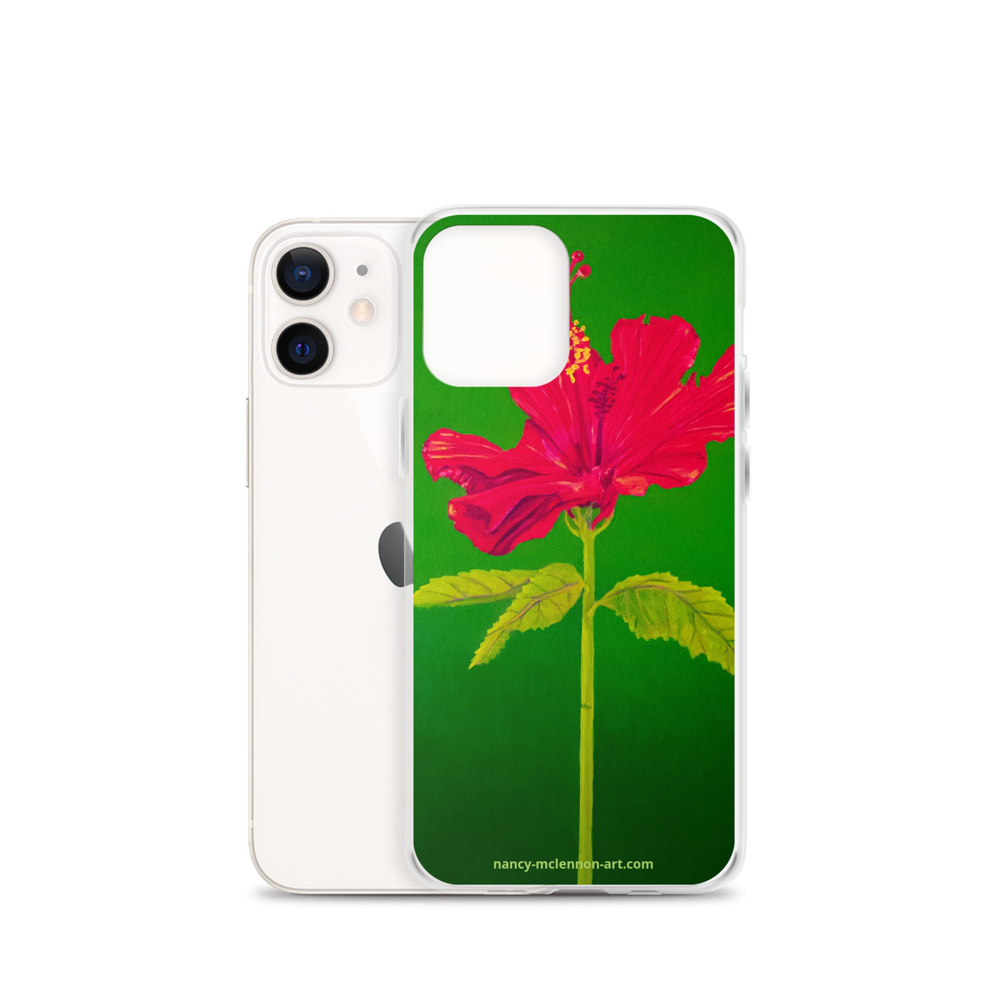 iPhone® Case- Tall hibiscus rosa-sinensis
