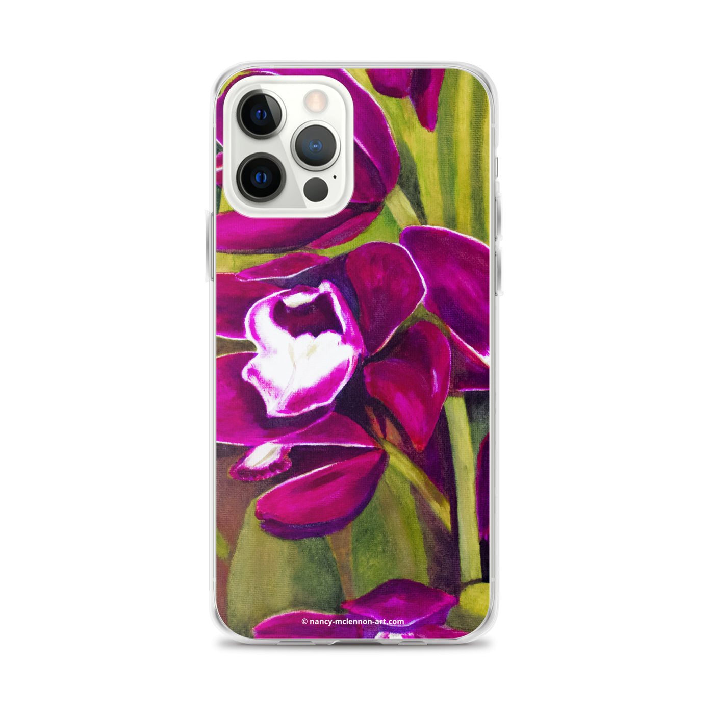 iPhone® Case - Dark Magenta Orchid