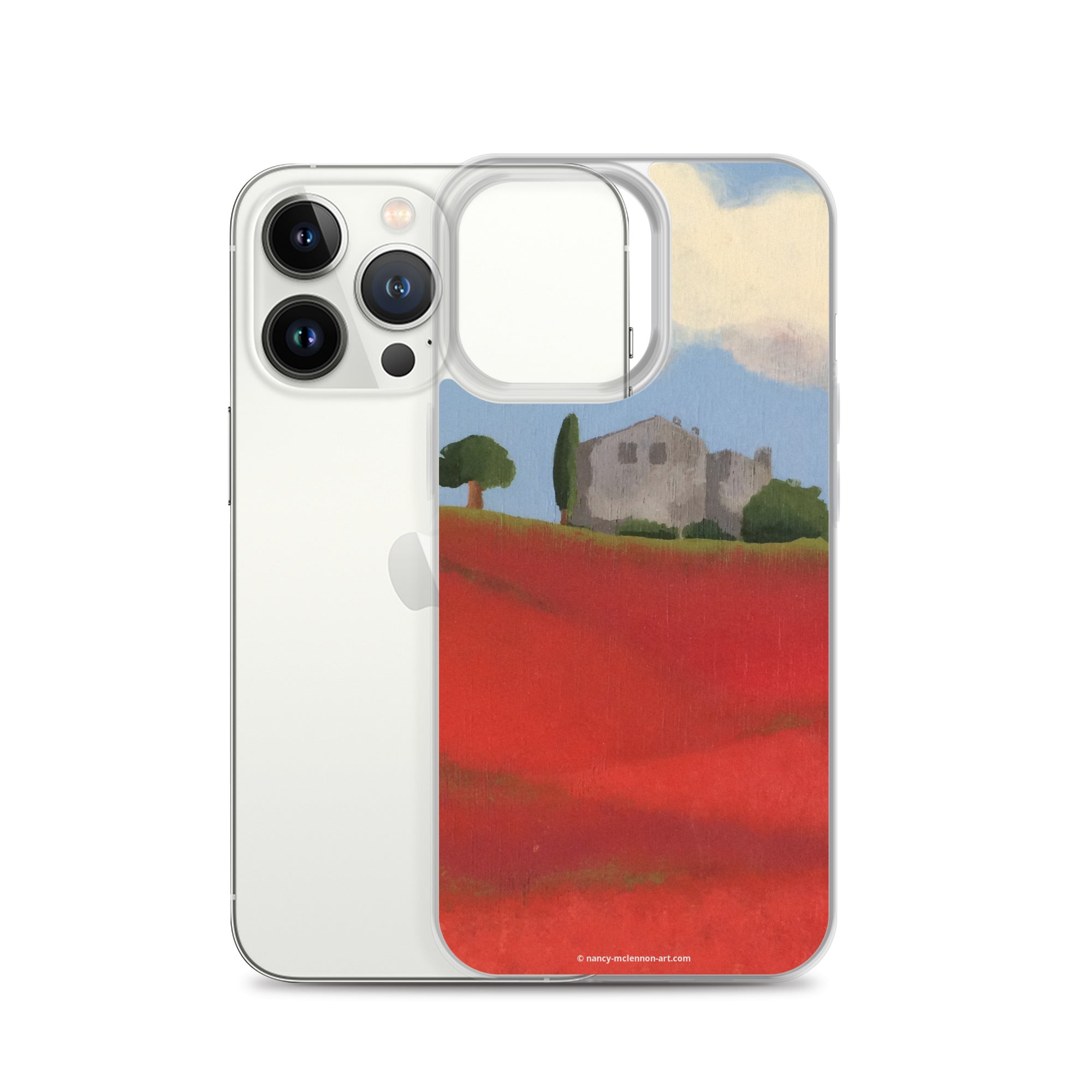 iPhone® Case - Farm field with poppies
