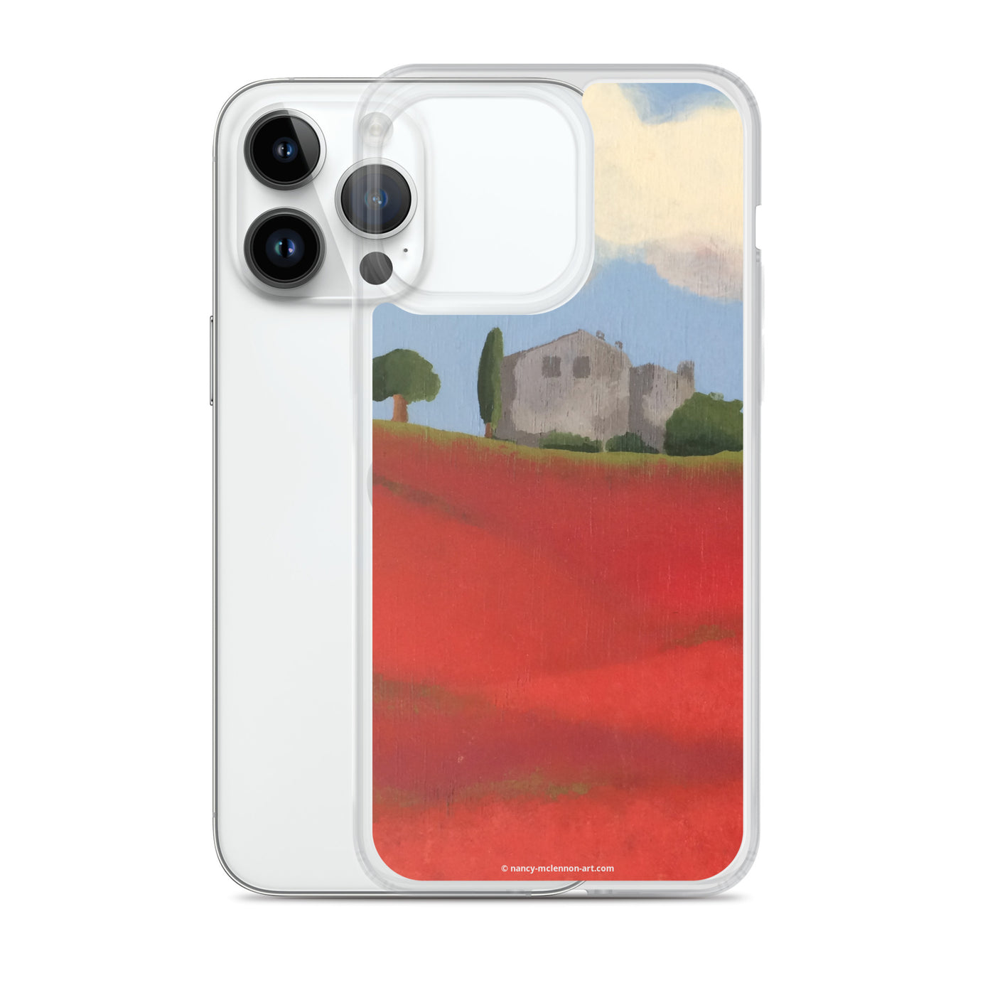 iPhone® Case - Farm field with poppies