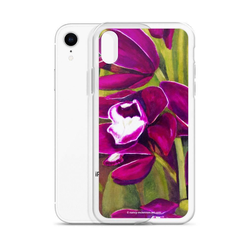 iPhone® Case - Dark Magenta Orchid