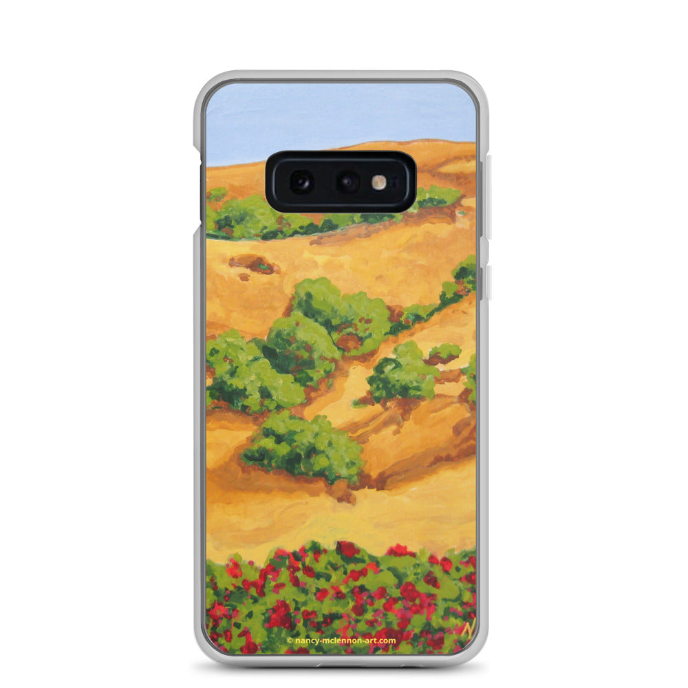 Samsung® Case - Sonoma CA hills with red roses