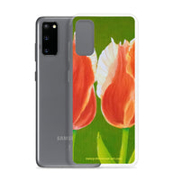 Samsung® Case - Two tulips on green