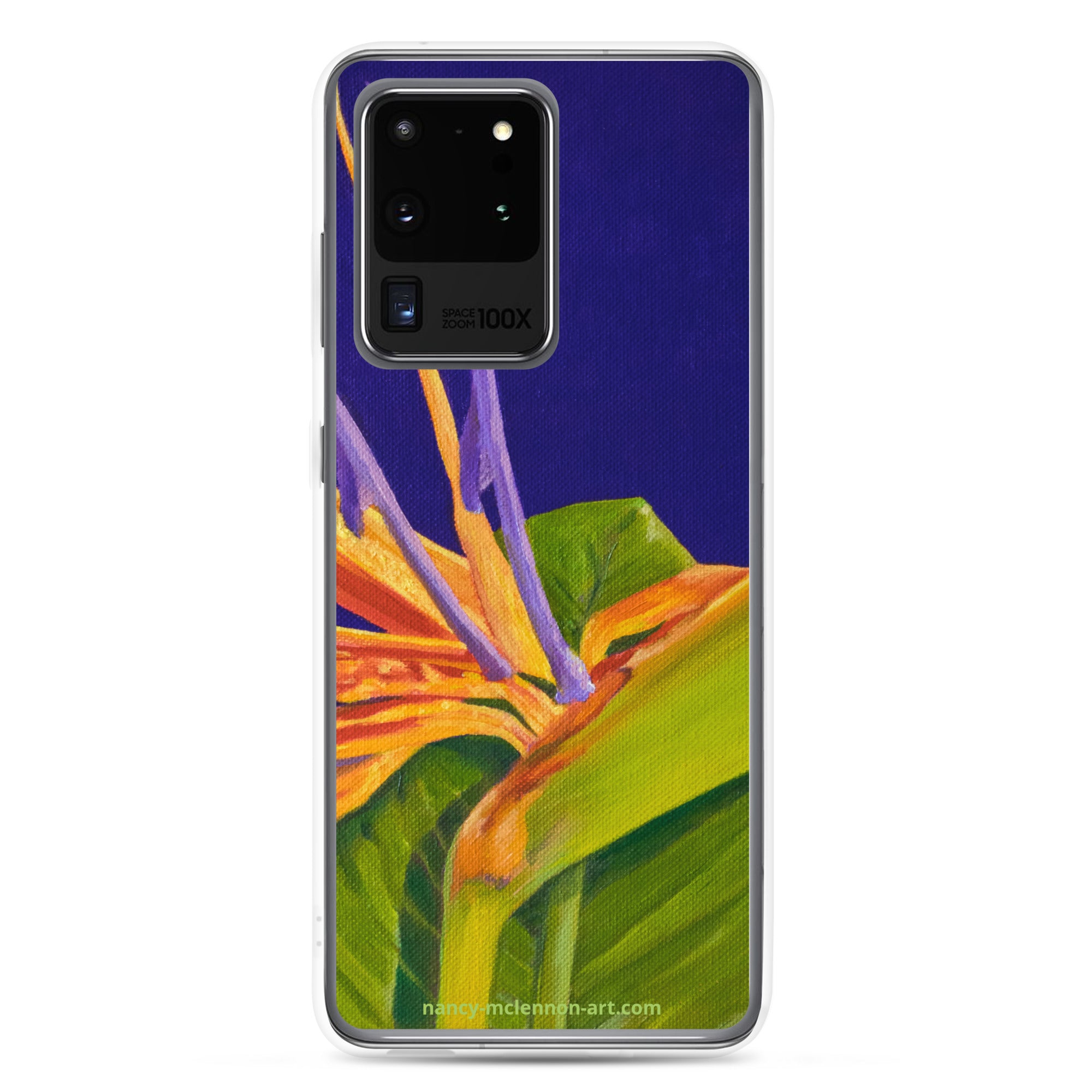 Samsung® Case - Bird of paradise on purple