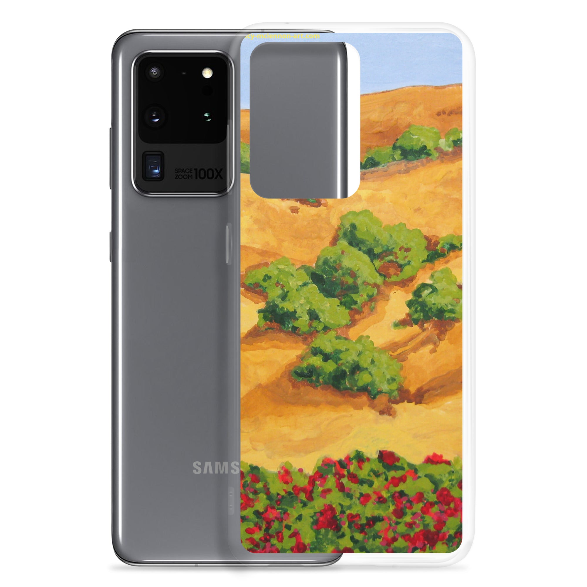 Samsung® Case - Sonoma CA hills with red roses