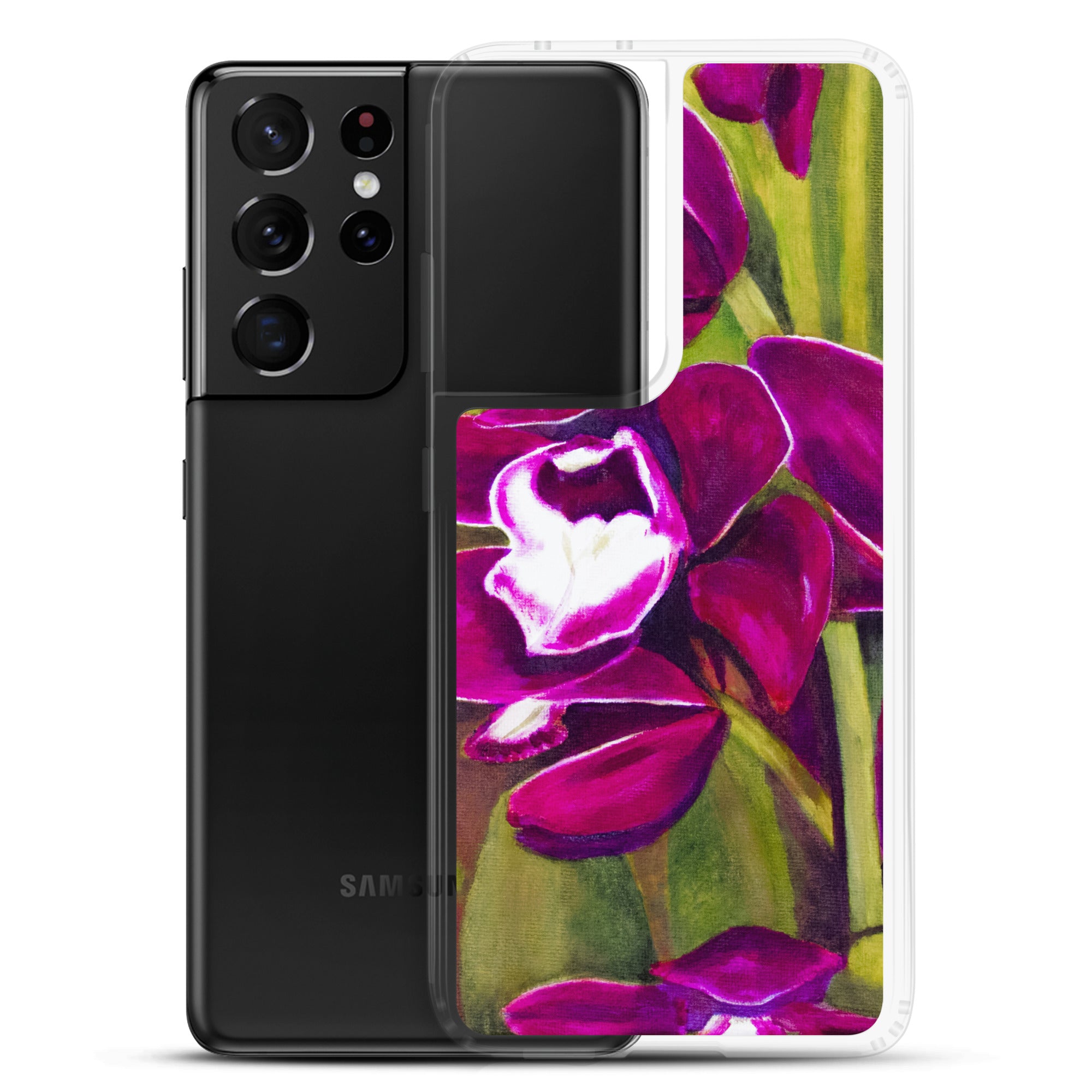 Samsung® Case - Dark Magenta Orchid