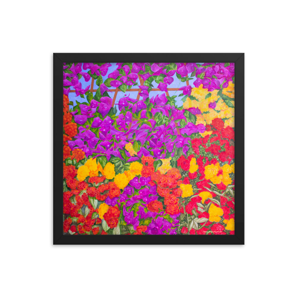 Framed print - Garden of Flowers