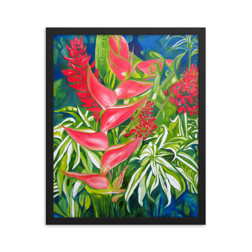 Framed Print - Kauai Tropical Florals
