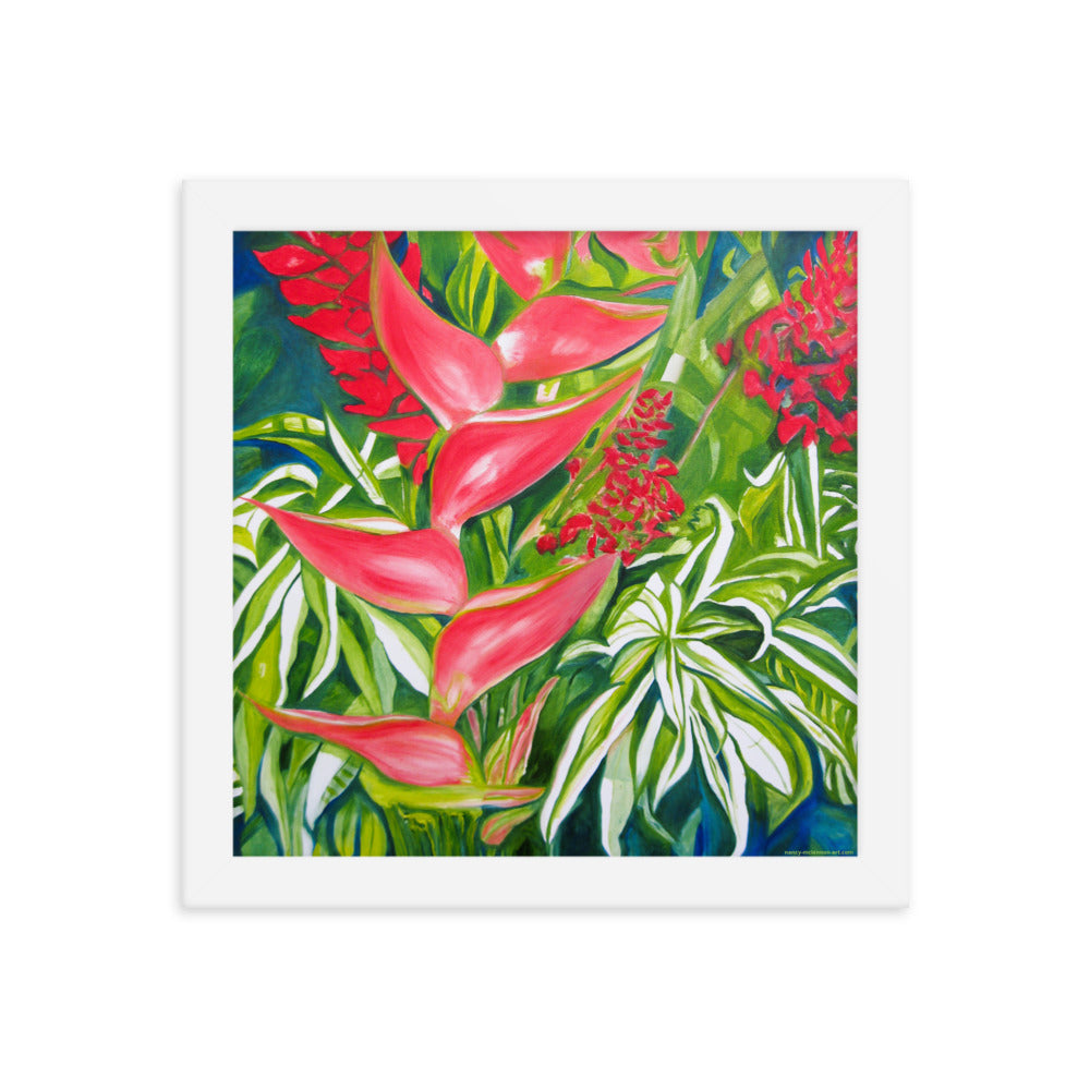 Framed Print - Kauai Tropical Florals