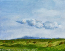 Load image into Gallery viewer, Original - Sonoma farm flats w/ clouds - 8&quot;H x 10&quot;w x 5/8&quot;D