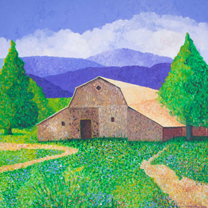 Original - Michigan Barn - 48"H x 48"W x 5/8"D