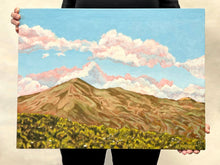 Load image into Gallery viewer, Original - Sun on Mt Tamalpais - 18&quot;H x 24&quot;W x 5/8&quot;D
