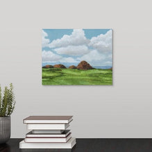 Load image into Gallery viewer, Original - Oceanside clouds - 8&quot;H x 10&quot;W x 5/8&quot;D